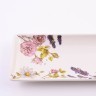 Блюдо сервировочное прямоугольное Розовый сад доломит LR (60267)