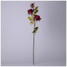 Цветок искусственный роза длина=80см , цвет бургунди Lefard (535-373)