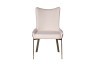 Стул обеденный букле белый+бронза 57*65*91см (TT-00015425)