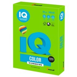 Бумага цветная для принтера IQ Color А3, 80 г/м, 500 листов, ярко-зеленая, MA42 (65428)