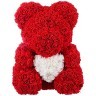 Декоративное изделие"медвежонок из роз с сердцем" 40 см Huajing Plastic (192-509)