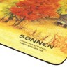 Коврик для мыши Sonnen FALL, резина + ткань, 260х220х3 мм, 513297 (86742)