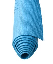 Коврик для йоги и фитнеса FM-101, PVC, 183x61x0,3 см, синий (2108056)