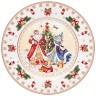 Тарелка закусочная lefard "дед мороз и снегурочка" 20,5 см Lefard (85-1713)