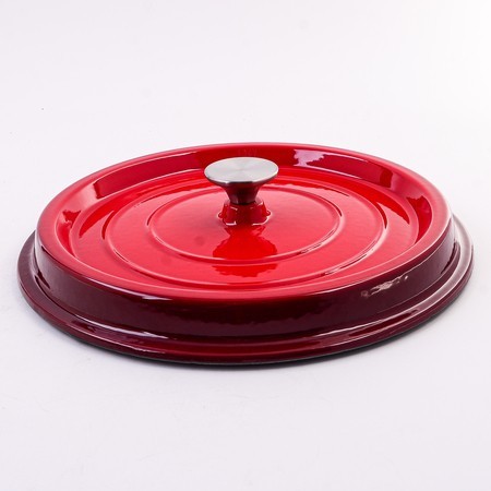 Кастрюля чугун 4,7 л эмаль/покрытие красная Mayer&Boch (40633)