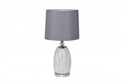 Лампа настольная плафон светло-серый d30*62см (2) (TT-00000895)