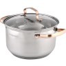 Кастрюля 3,8л нерж/ст с крышкой (9-40457-3,8)