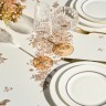 Скатерть овальная " royal garden" 140х180см ,белый ,100% хлопок ,твил с пропиткой Lefard (850-754-25)