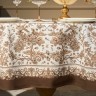 Скатерть овальная " royal garden" 140х180см ,белый ,100% хлопок ,твил с пропиткой Lefard (850-754-25)