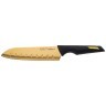 Нож сантоку agness  17,5см (мал=20шт./кор=40шт.), лезвие с титановым покрытием Agness (911-630)