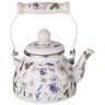Чайник agness эмалированный со съемным фильтром из нжс серия "flower story", 1,1 л Agness (943-091)