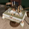 Скатерть "золотая курочка" 110х140см, 100% хлопок, твил, с пропиткой Lefard (850-767-20)