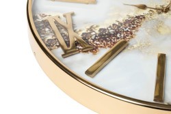 Часы настенные с разводами цвет золото 51см (TT-00008944)