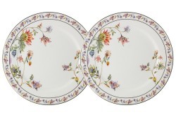 Набор закусочных тарелок Флора белый, 20,5 см, 2 шт - AL-1557W-PP-P4 Anna Lafarg Primavera