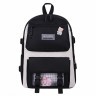 Рюкзак BRAUBERG COMBO сумка-шоппер косметичка черный/белый 42х30х14 см 271659 (1) (93229)
