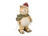 Фигурка "кот на лыжах" 10*8*17,5 см. (кор=48шт.) Polite Crafts&gifts (79-035)