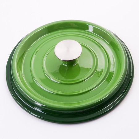 Кастрюля чугун 2,6 л эмаль/покрытие зелёная Mayer&Boch (40628)