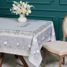 Скатерть "гуси легард" 160х 220см ,серый, 100% хлопок,твилл с пропиткой Lefard (850-710-23)