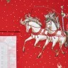 Скатерть "с новым годом" 140х180см, красный, 100% хлопок,твил пропитка Lefard (850-763-2)