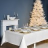 Скатерть  160х300 cm прямоугольная, "феерия. серебро", цвет: белый, tm lefard, полиэстер 100% (кор=1 Lefard (986-004-22)