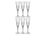 Набор бокалов для шампанского из 6 шт."мелодия" 150 мл.высота=22 см. RCR (305-522)
