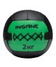 Медбол INSANE IN24-WB100, 2 кг, зеленый (2111034)