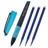 Ручка стираемая гелевая Brauberg 0,5 мм синяя + 3 сменных стержня 143663 (2) (86916)