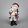 Фигурка "девочка с медведем" 12*8,9*21,5 см Lefard (248-169)