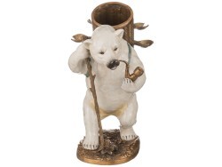 Изделие декоративное "медведь с трубкой" 49*18 см высота=25 см Lefard (469-265)