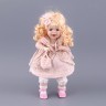 Фарфоровая кукла с мягконабивным туловищем высота=35 см (кор=12шт.) Lefard (485-063)