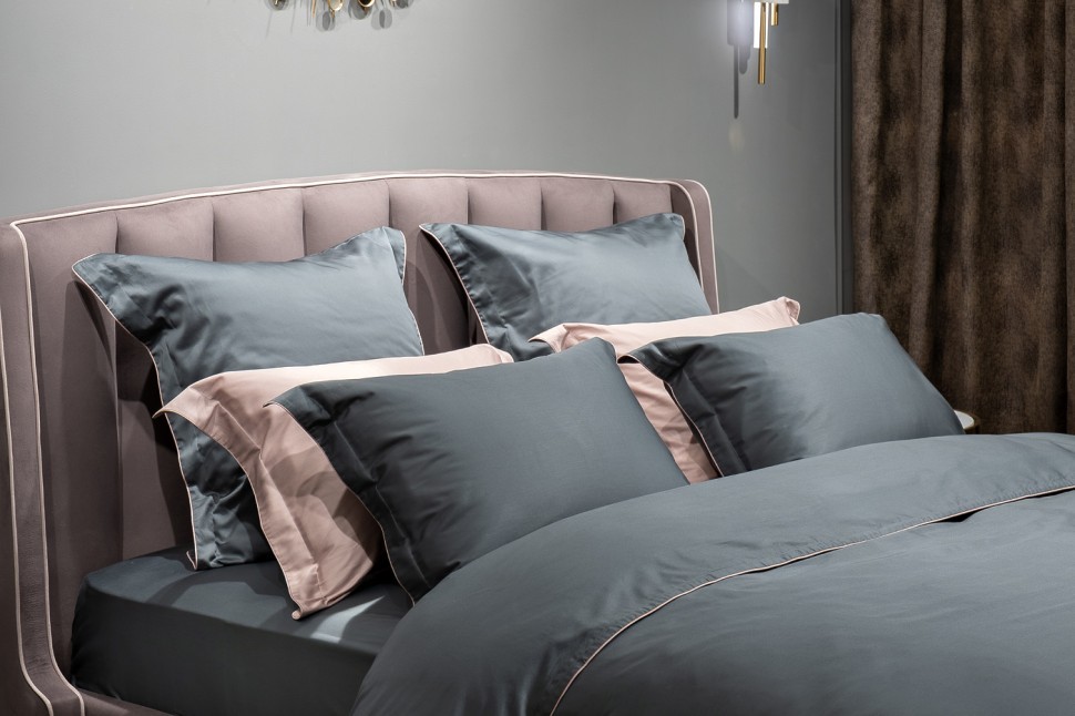 Комплект наволочек сатин зеленый 70*70(2шт) (TT-00014161)