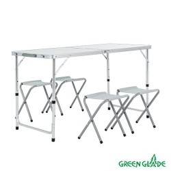 Набор мебели для пикника Green Glade мраморный белый M790-1 (96270)