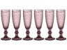 Набор бокалов для шампанского "пина" 6шт. 170мл. серия "muza color" (кор=4наб.) Muza (26-130)
