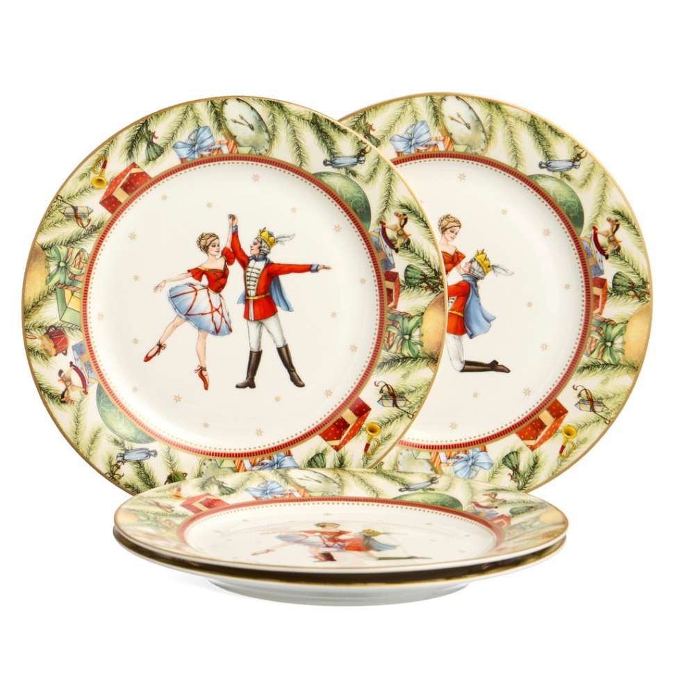 Набор тарелок закусочных lefard "щелкунчик" 4 шт. 20,5 см Lefard (85-2034-1)