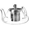 Заварочный чайник 3пр 800мл стек н/с LR (60076)