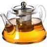 Заварочный чайник 3пр 850мл стек н/с LR (60077)