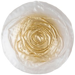 Тарелка "antique rose" white 28см АКСАМ (339-363)