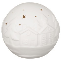 Фигурка "шар-ночник" с led-подсветкой 11,8*11,8*10,4 см Lefard (146-2322)