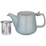 Чайник с металл.ситом и крышкой "luster" 500мл, 19*8,5*10см, серо-голубой Bronco (470-376)