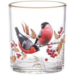 Набор стаканов из 4-х шт. "снегири" 320 мл Lefard (887-445) Набор стаканов из 4-х шт. "снегири" 320 мл Lefard (887-445)