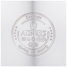 Кастрюля agness со стеклянной крышкой, нерж.сталь 2,5л 18х10,5см Agness (937-326)