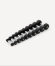 Гантель гексагональная STARFIT DB-301PRO 5 кг, обрезиненная, черный (2115109)