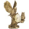 Часы "совы две" высота 32 см цвет: бронза с позолотой Lefard (169-385)