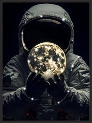 Картина Хранитель луны с кристаллами Swarovski (3346)