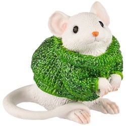 Фигурка мышка в свитере 7*3,5*5 см Lefard (117-313)