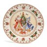 Набор тарелок обеденных lefard "дед мороз и снегурочка"  2 шт. 27 см Lefard (85-1712-1)
