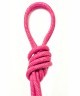 Скакалка для художественной гимнастики 3 м, с люрексом, розовая (116243)