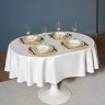 Скатерть  140х180 cm овальная, "феерия. серебро", цвет: белый, tm lefard, полиэстер 100% Lefard (986-004-27)