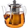 Заварочный чайник 3пр 600мл стек н/с LR (60071)