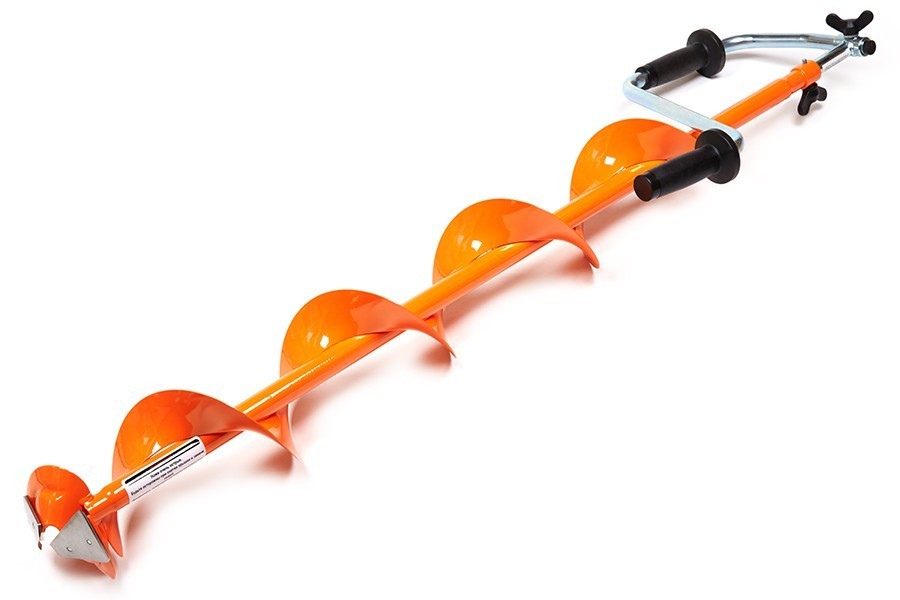 Ледобур Higashi Sfera Long 130 мм, телескопический, правый, сферические ножи (81283)